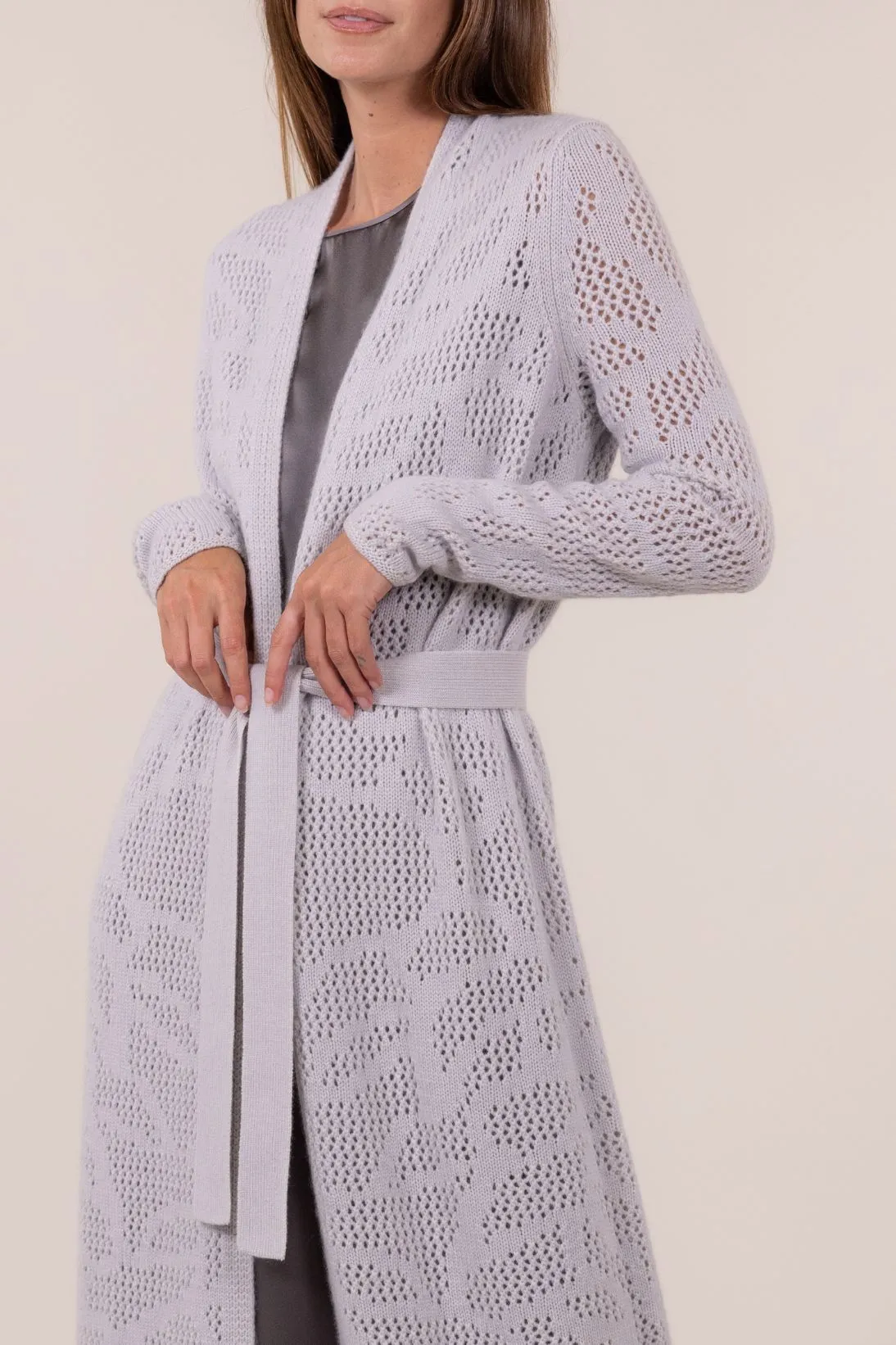 FANCY MESH CARDIGAN