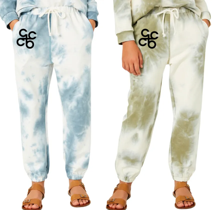 Girls Tie Dye Knit Joggers