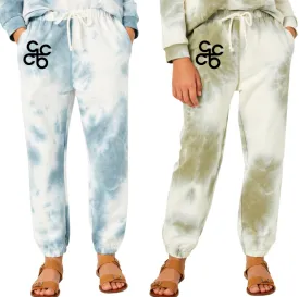 Girls Tie Dye Knit Joggers
