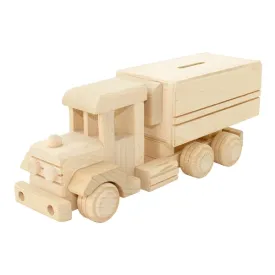 Happy Go Ducky -  Wooden Money Box - Small (Jessie)