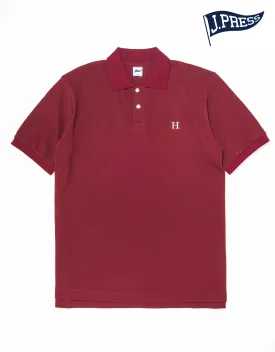 HARVARD POLO SHIRT - BURGUNDY