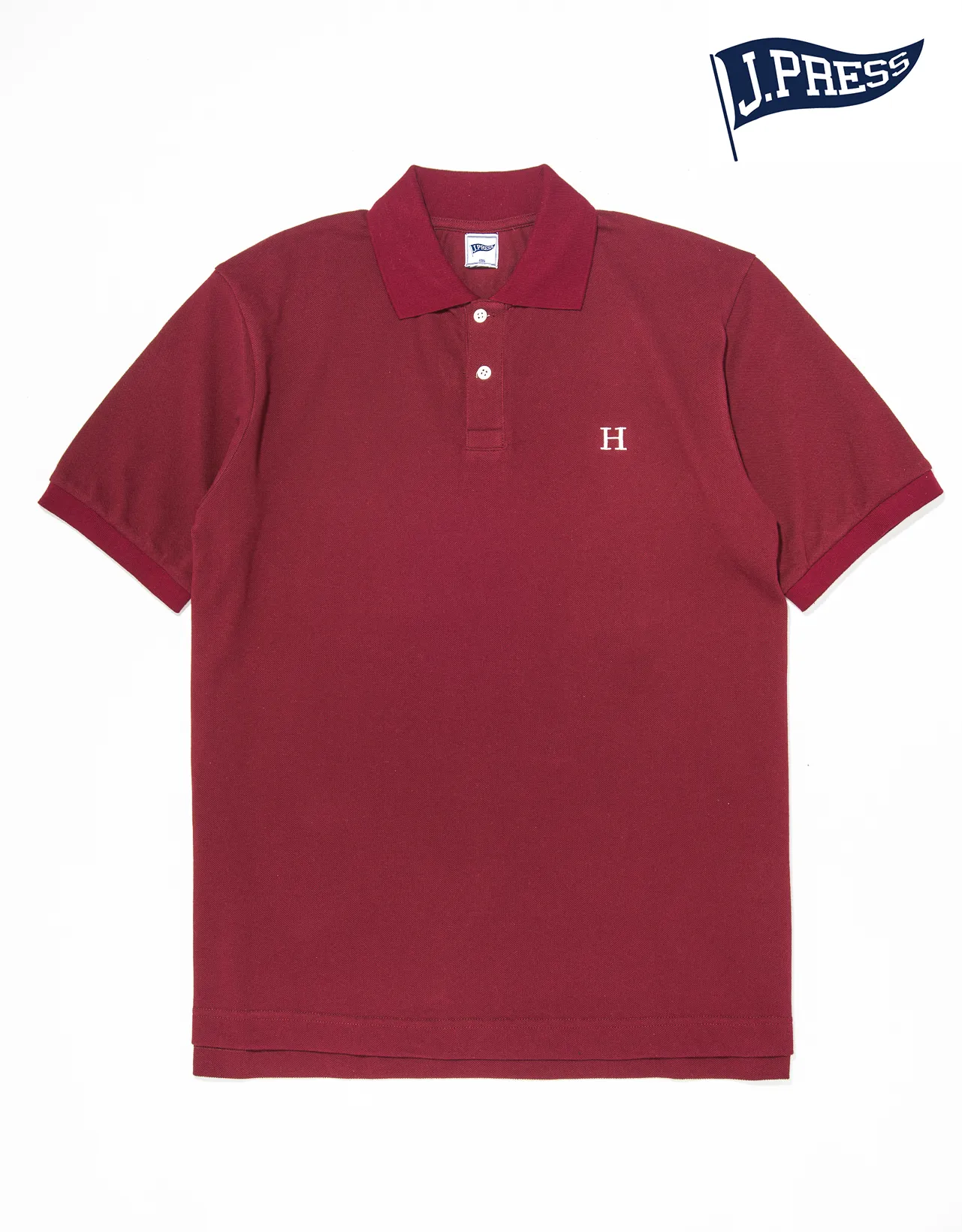 HARVARD POLO SHIRT - BURGUNDY