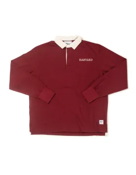 HARVARD RUGBY SHIRT - BURGUNDY