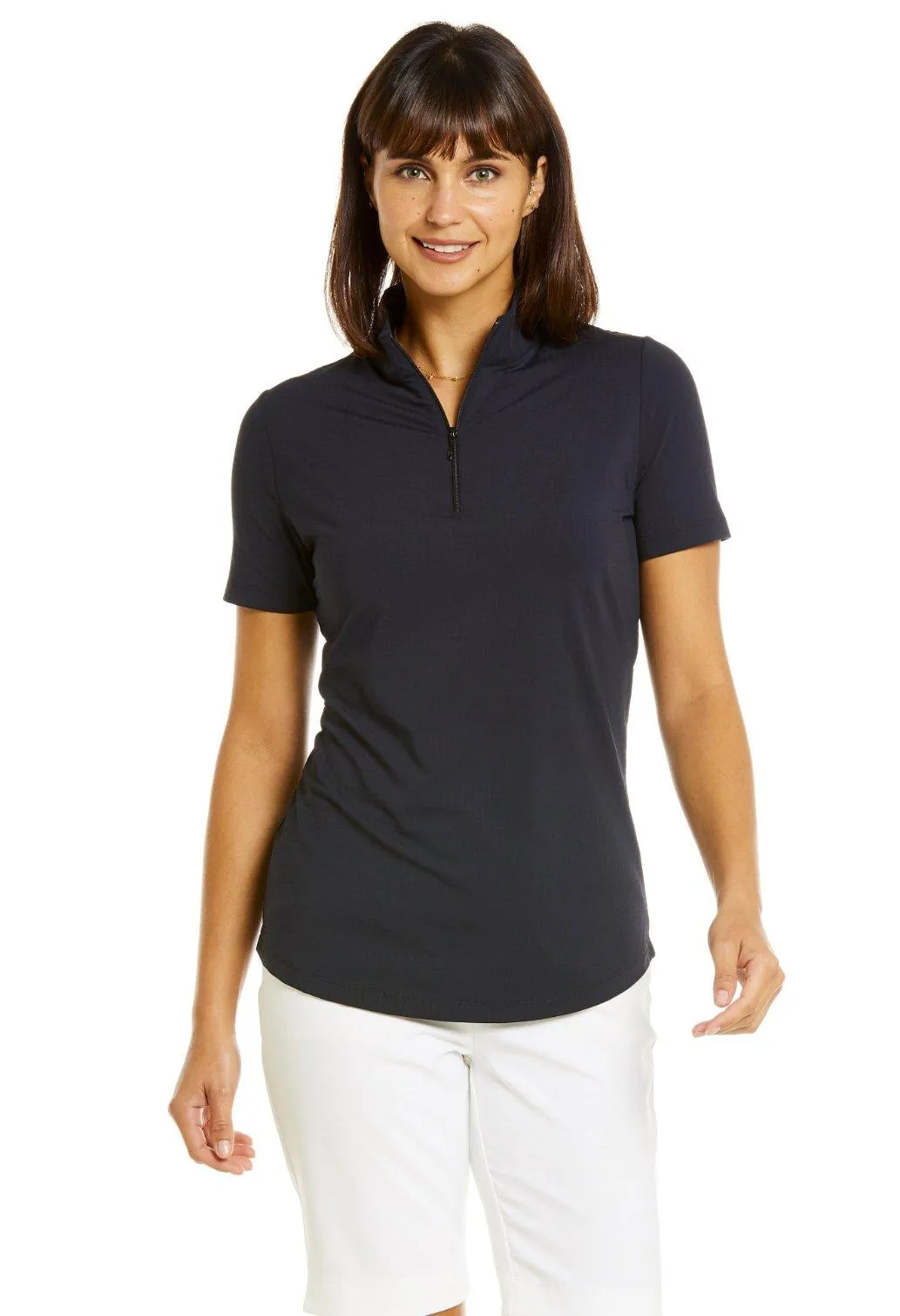 Ibkül - Short Sleeve Mock Neck - 87000