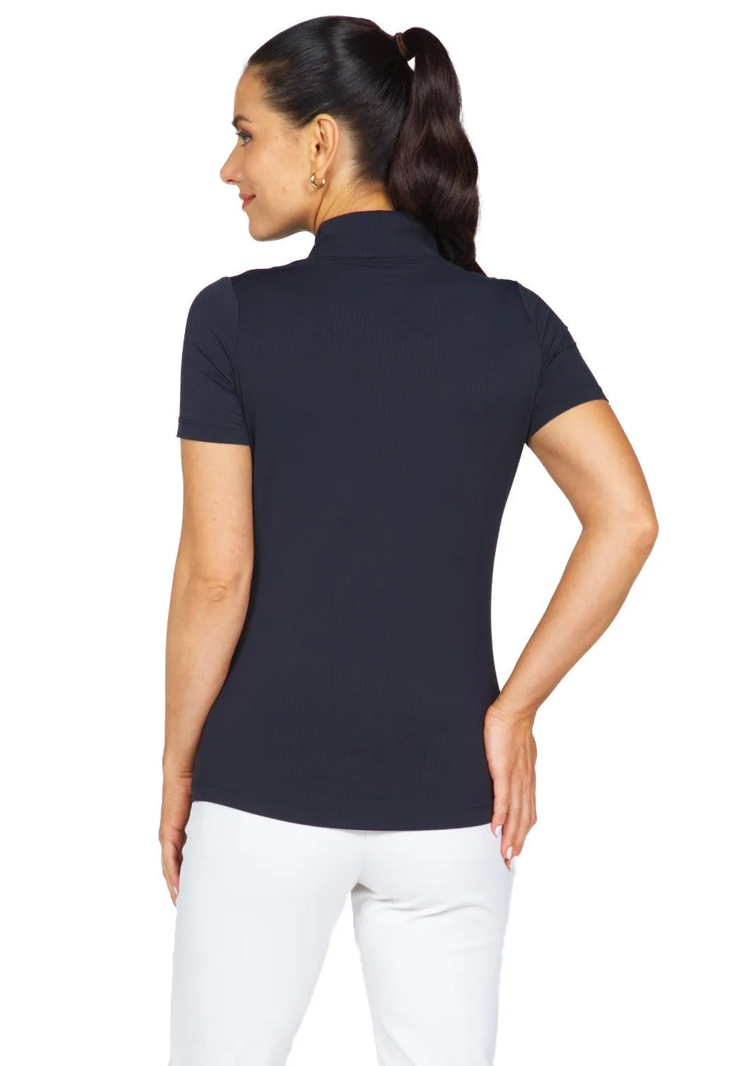 Ibkül - Short Sleeve Mock Neck - 87000