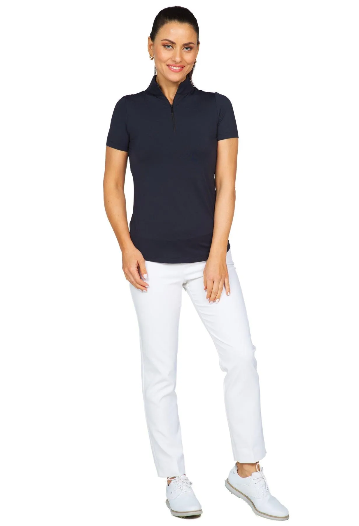 Ibkül - Short Sleeve Mock Neck - 87000