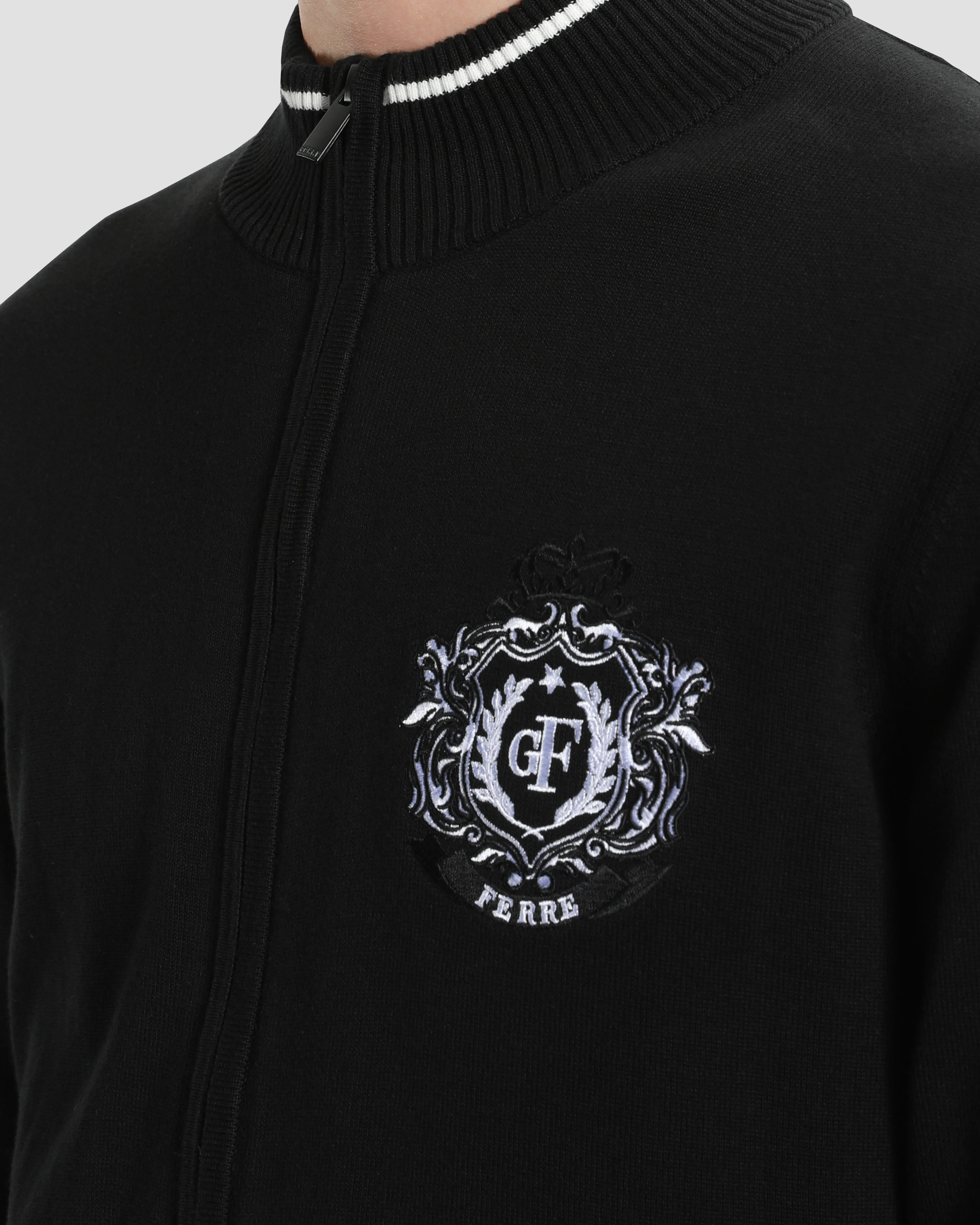 Imperial Logo Detailed Cardigan
