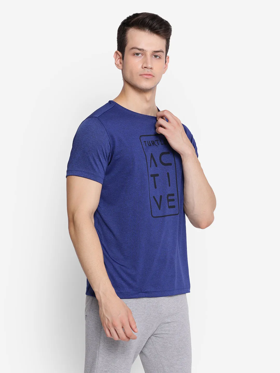 Indigo Crew T-shirt For Men