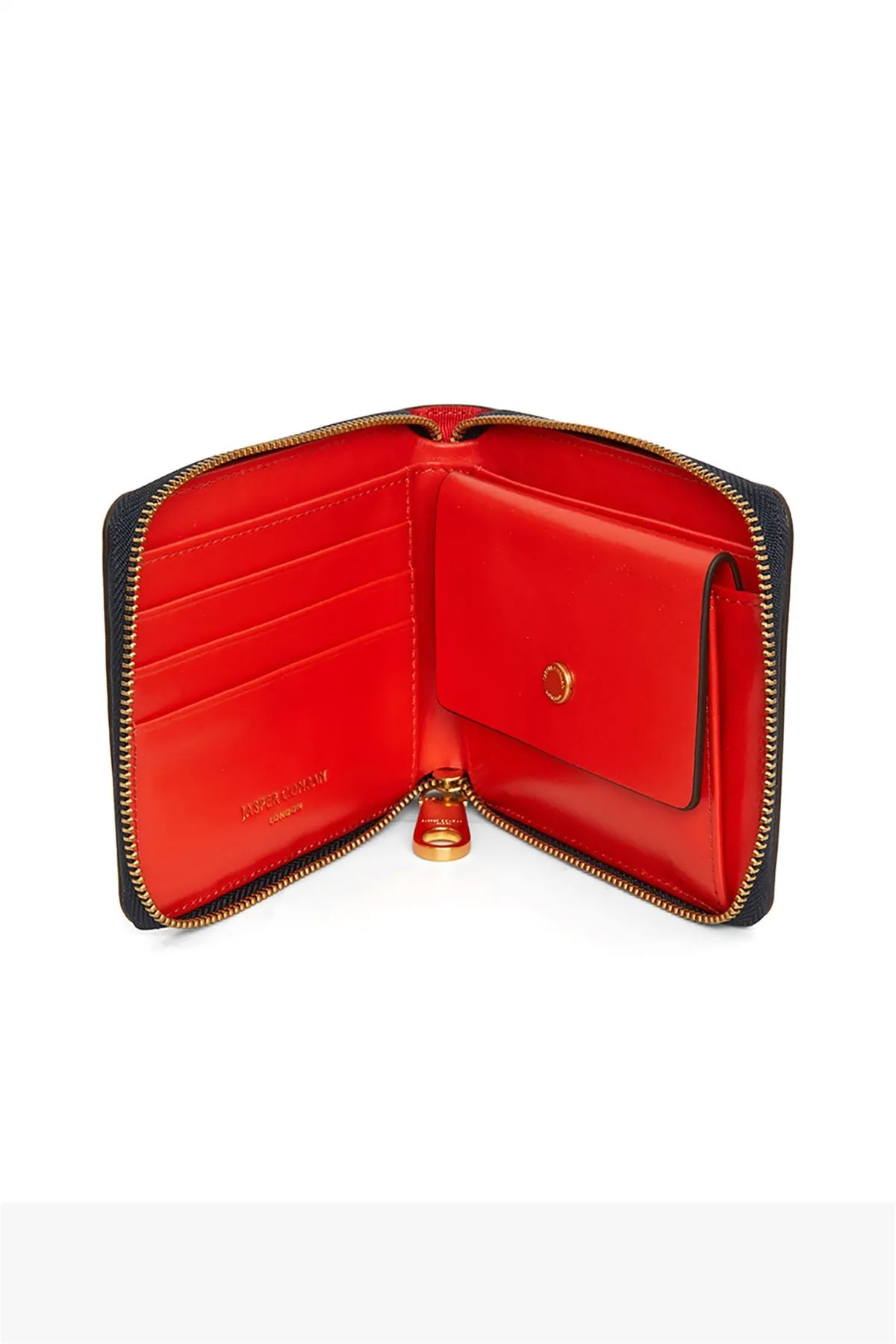 Jasper Conran Astrid Crosshatch Zip Round Small Purses