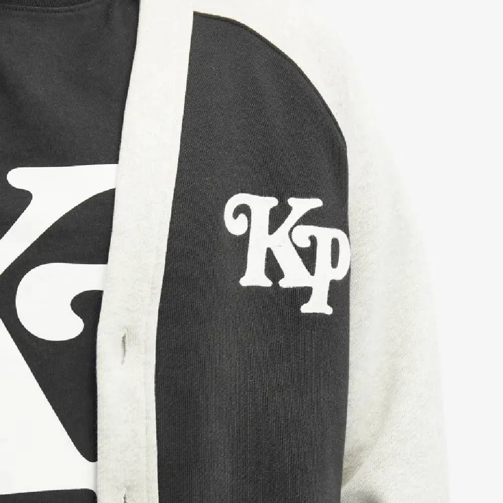Kenzo X Verdy Varsity cardigan, white/black