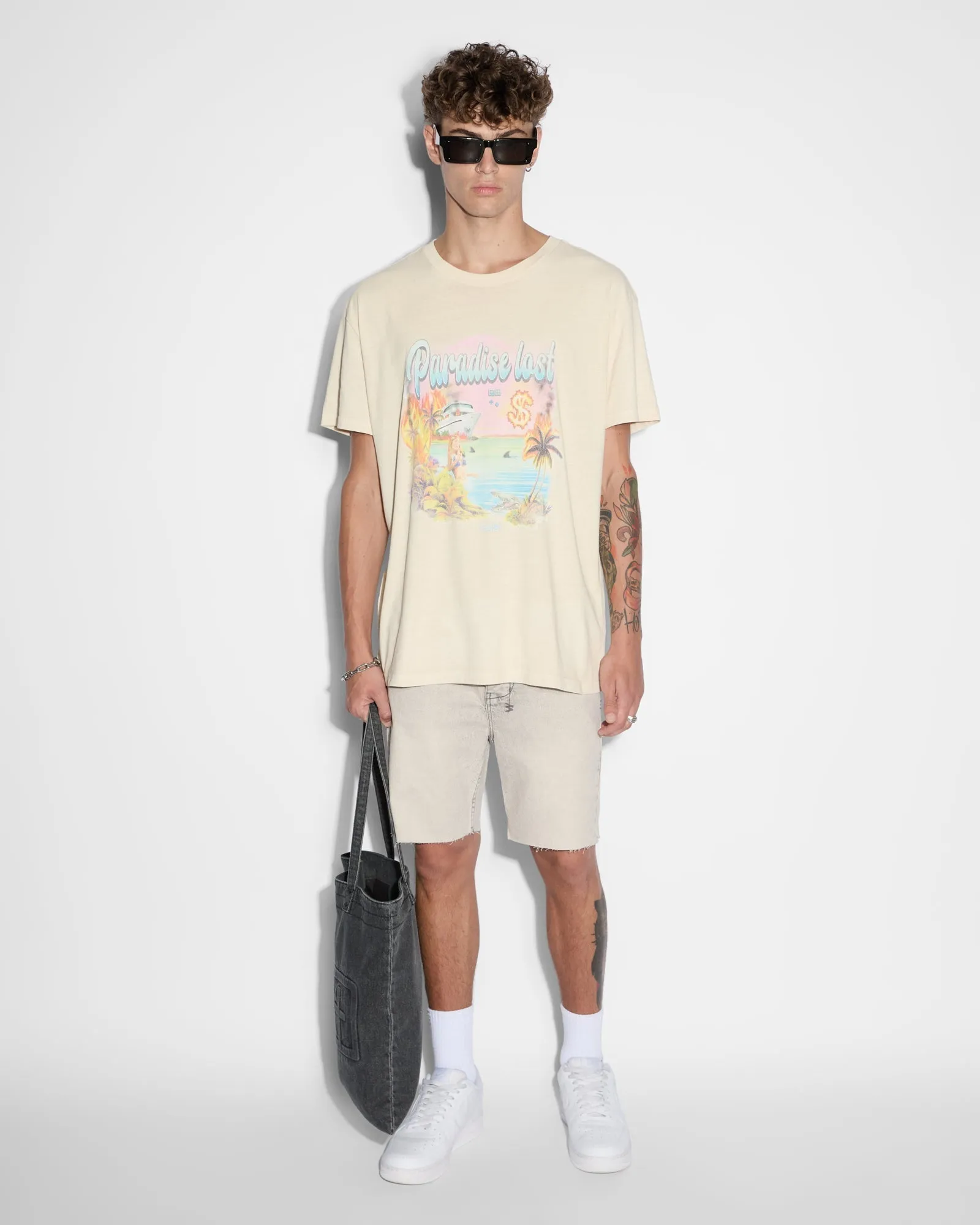 Ksubi Paradise Biggie Tee - Tan