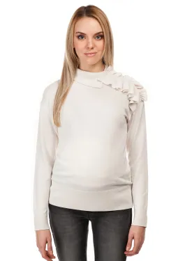 Lax Maternity Top - Cream White
