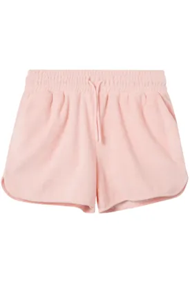 Light Pink Terry Low Shorts