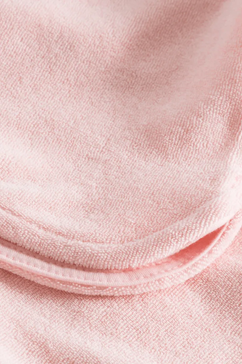 Light Pink Terry Low Shorts