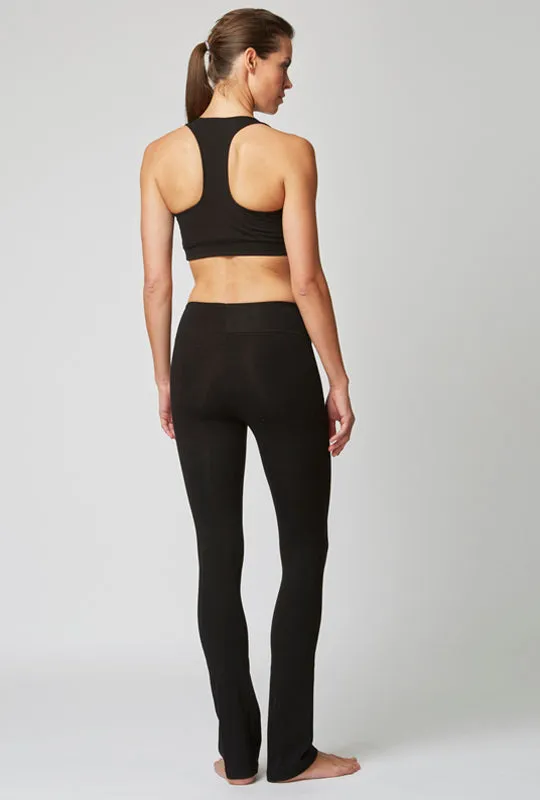 Medium Compression Waisted Slim Fit Bootcut Black