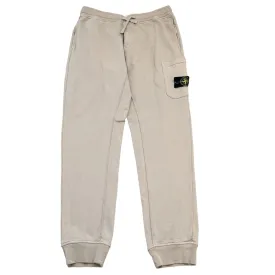 Men's Applique Logo Joggers Beige Size XL