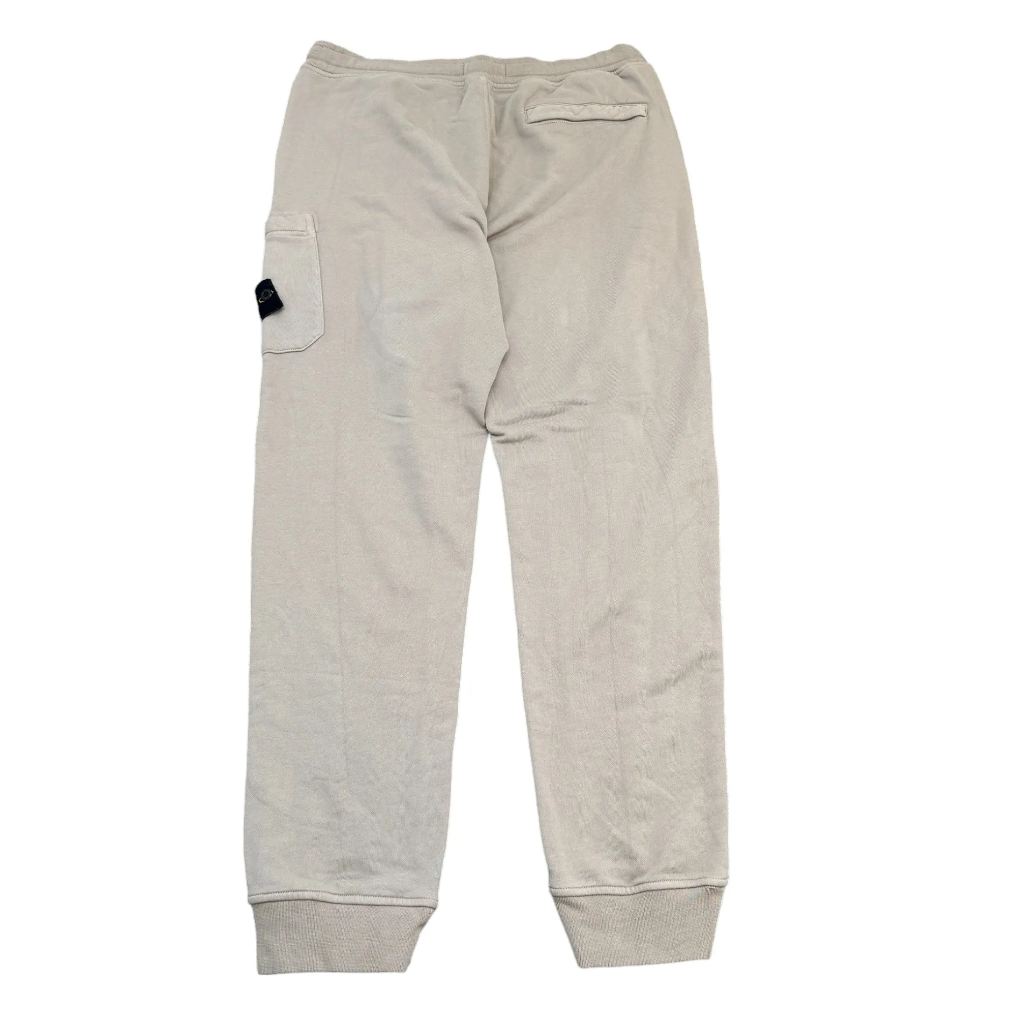 Men's Applique Logo Joggers Beige Size XL