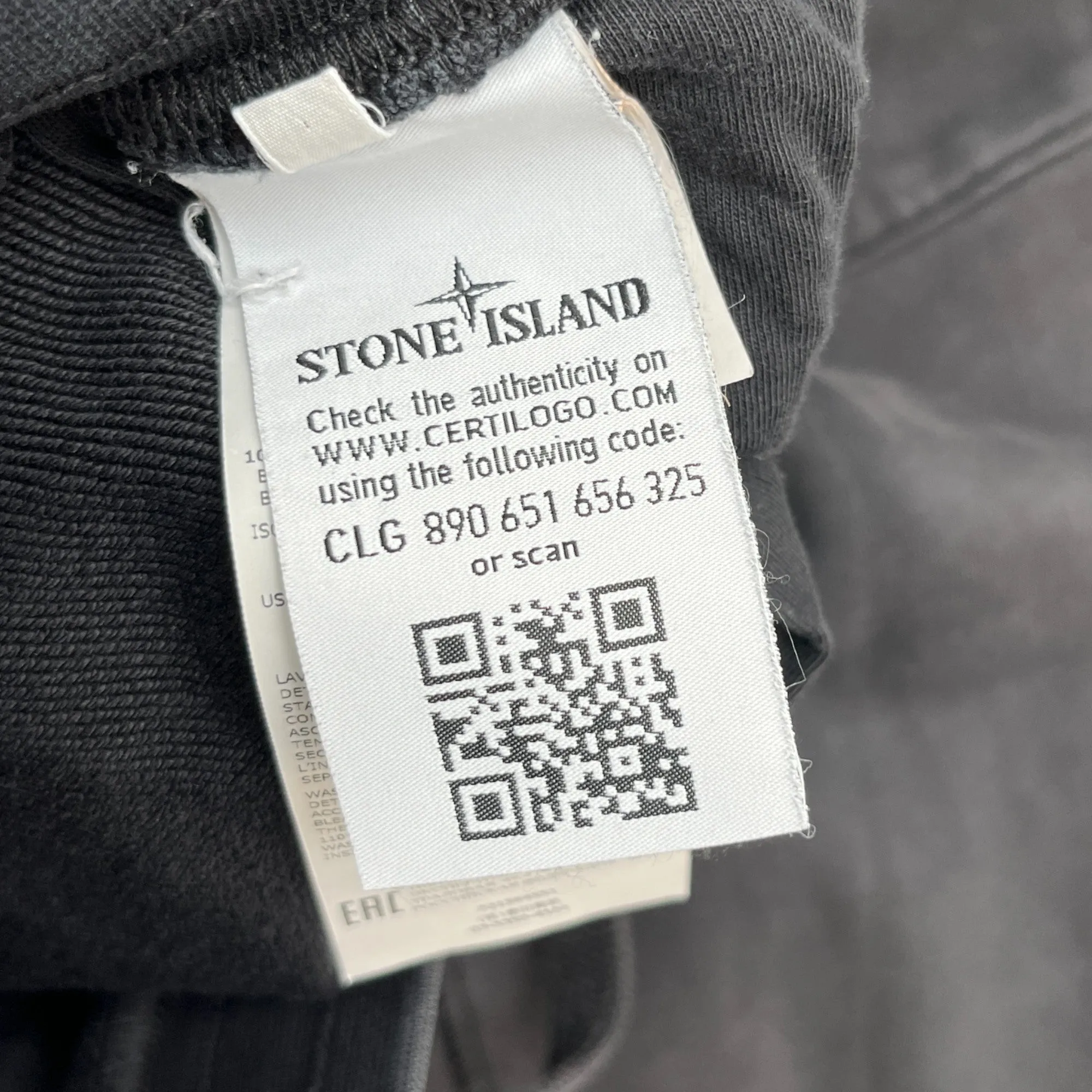 Men's Applique Logo Joggers Grey Size L
