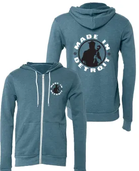 MID Teal Zip Up