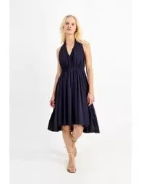 Navy Marilyn Dress