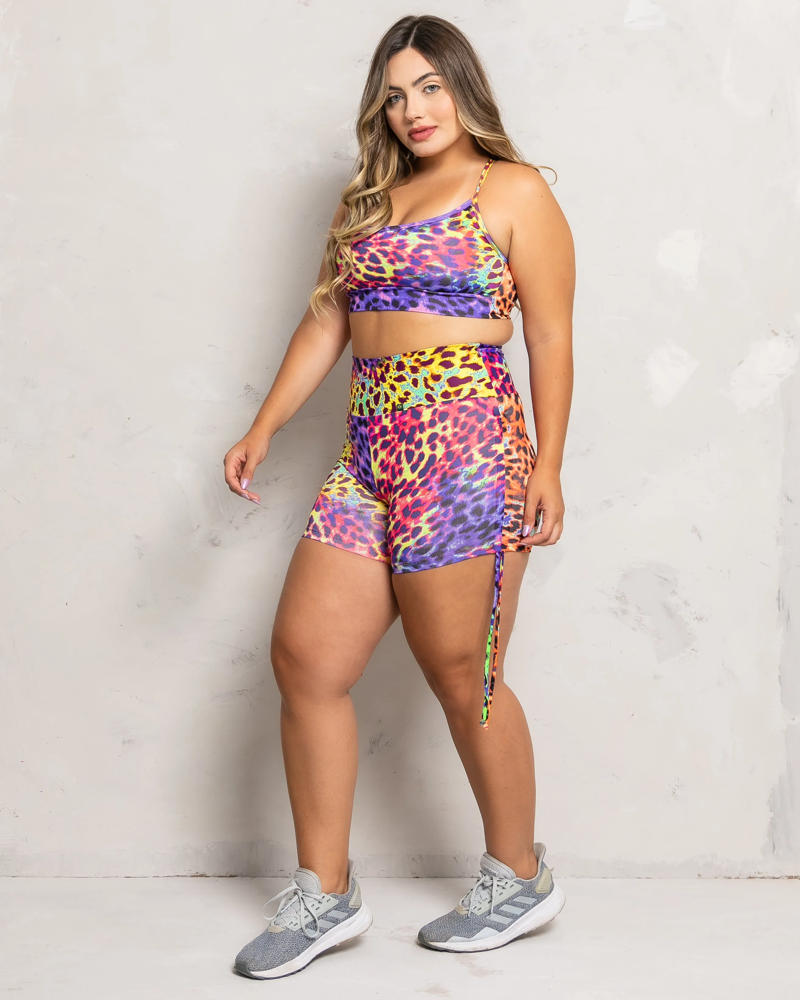 Neon Leopard Shorts