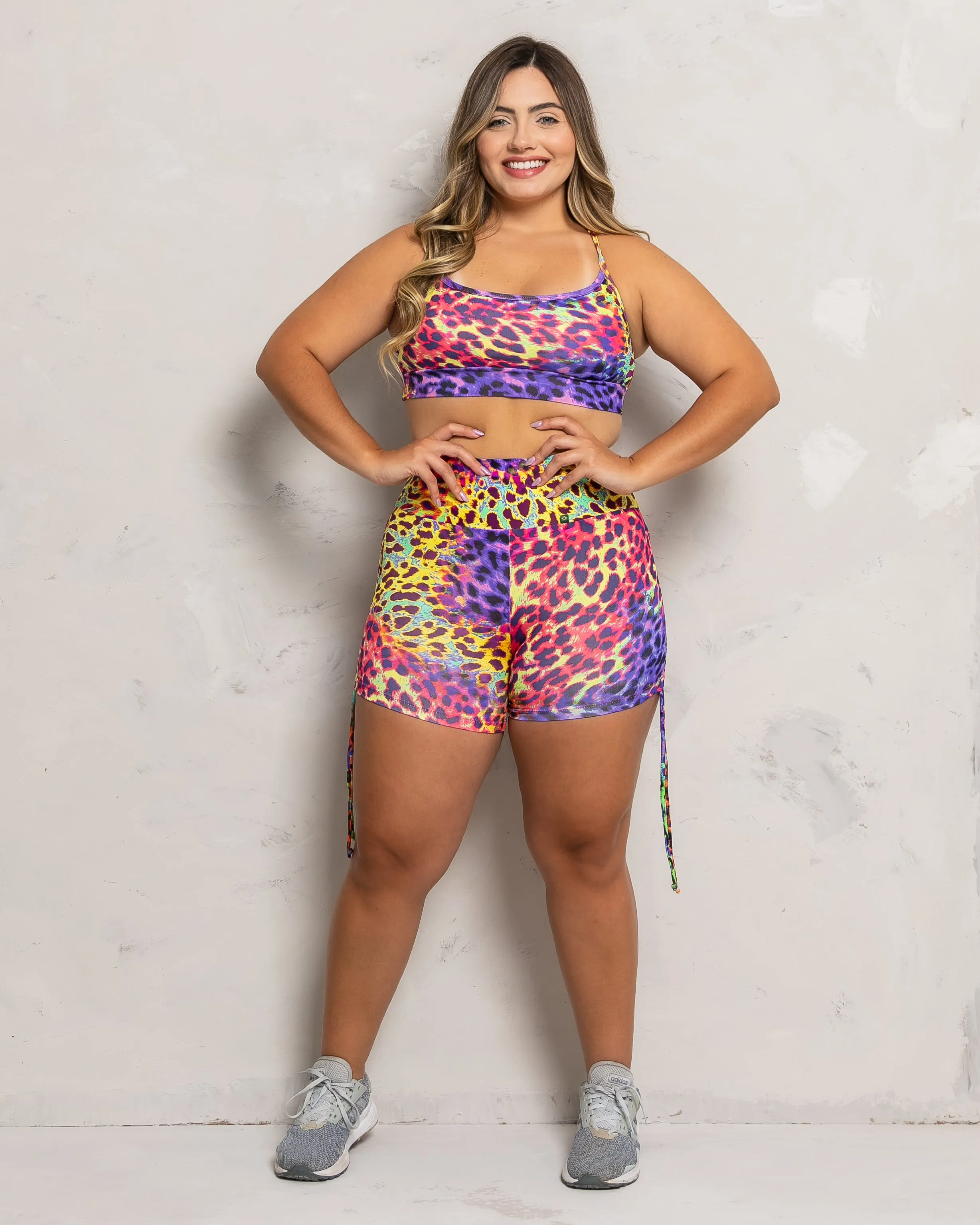 Neon Leopard Shorts