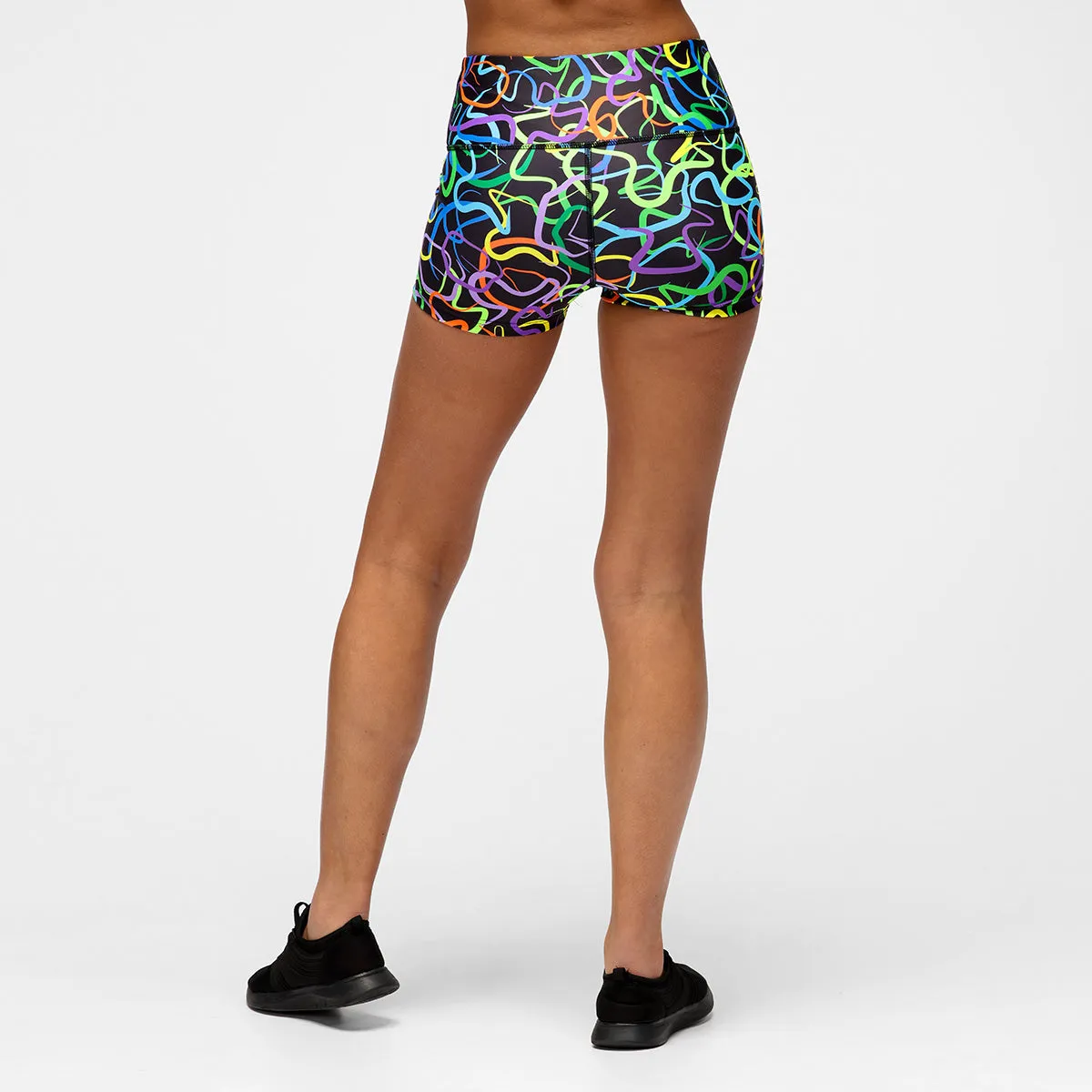 Neon Noodles TikiBooty Shorts