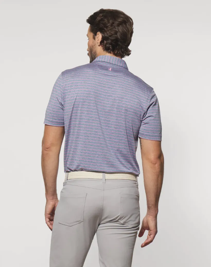Newton Stripe Perf Polo