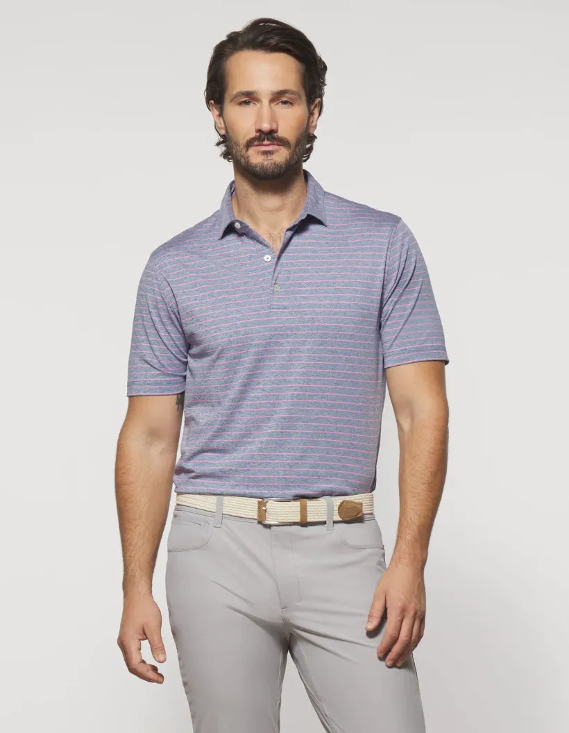 Newton Stripe Perf Polo