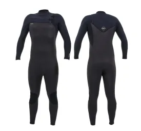 ONEILL HYPERFREAK 4/3   CHEST ZIP RAVEN BLACK FULL WETSUIT