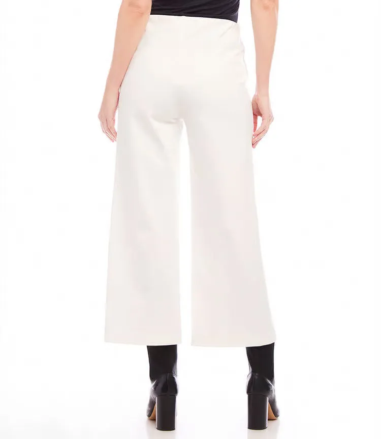 Pintuck Wide-leg Pants