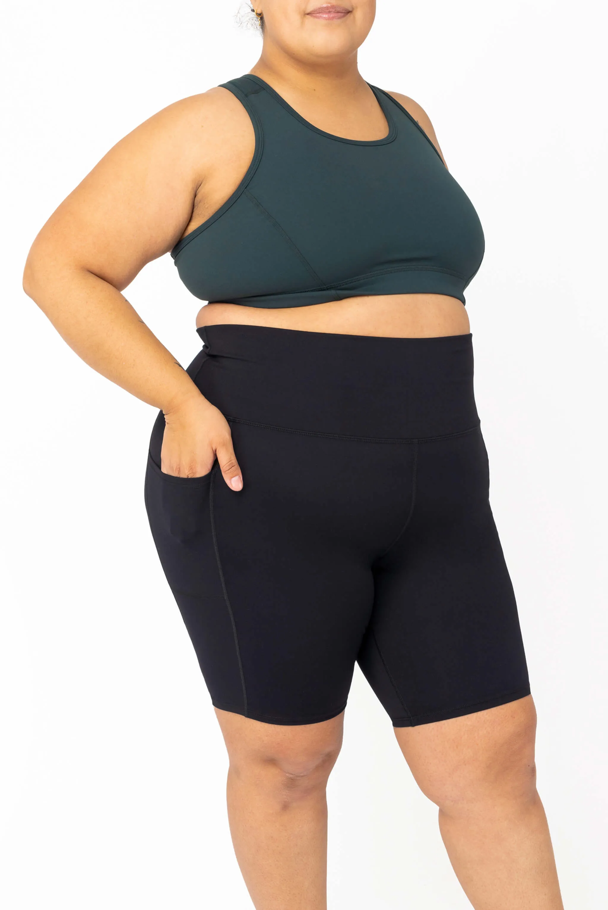 Pocket Bike Shorts - Black