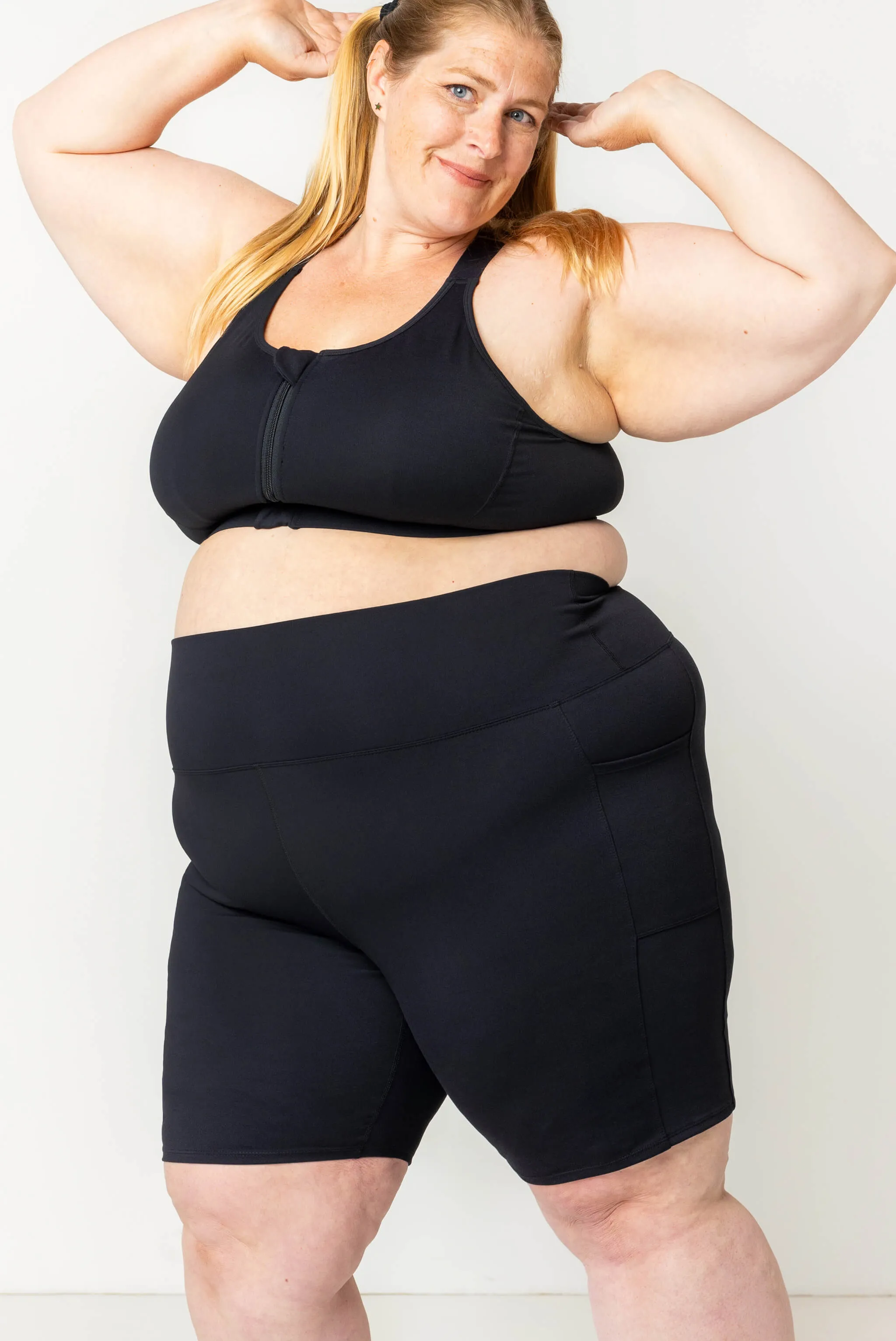 Pocket Bike Shorts - Black