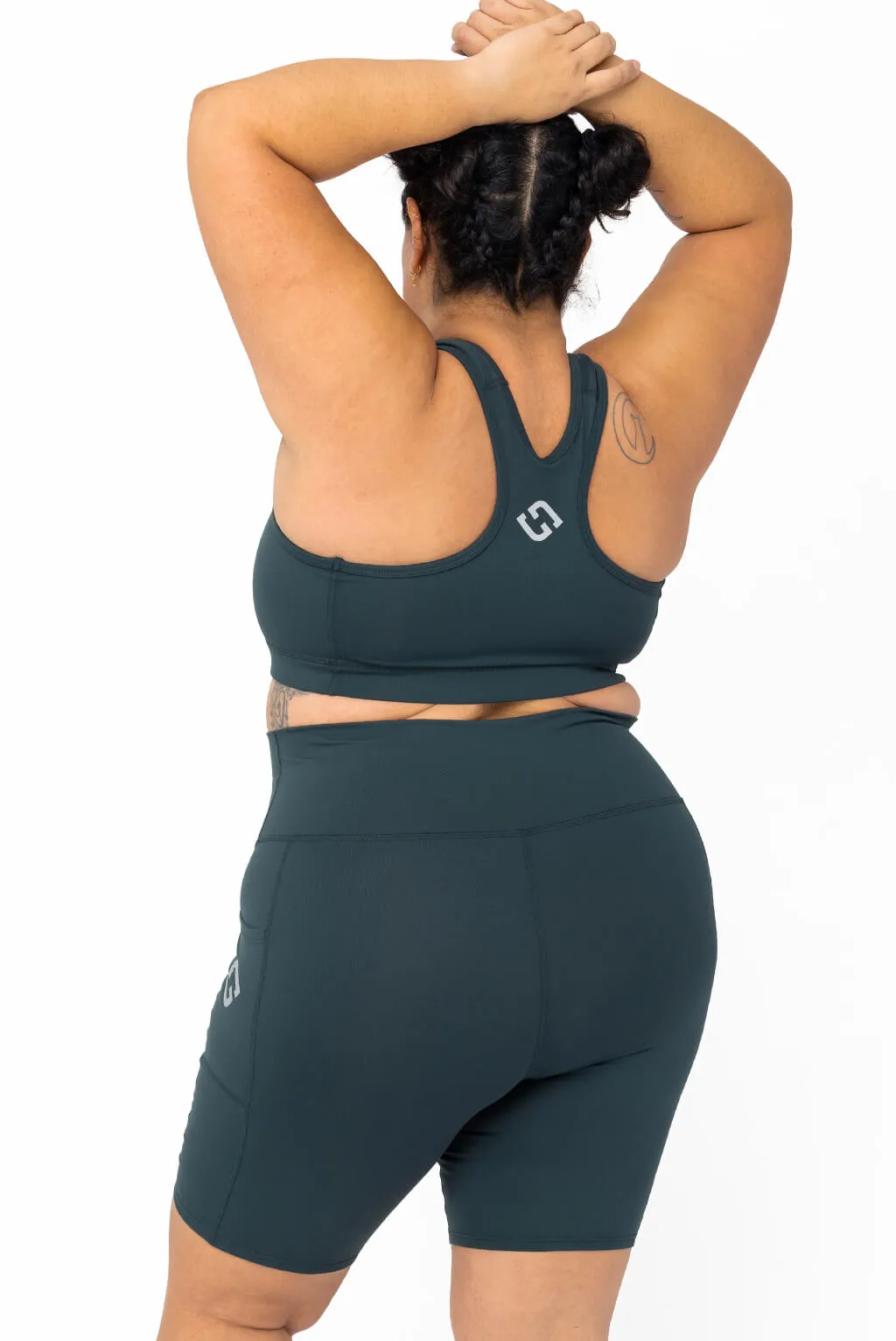Pocket Bike Shorts - Evergreen
