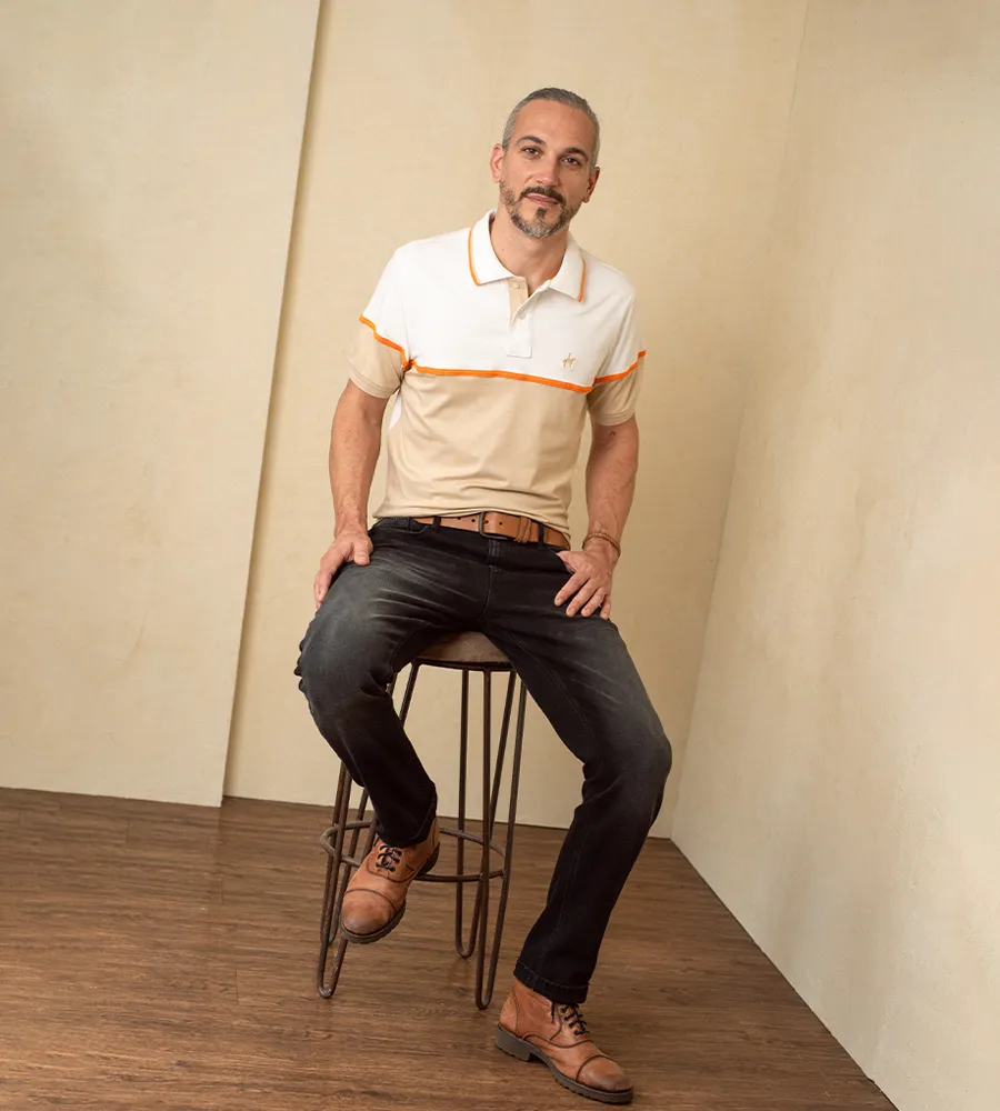 Polo Bloques Beige Ref. 129040524
