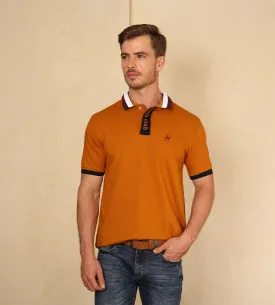 Polo Contraste Color Calabaza Ref. 130231223