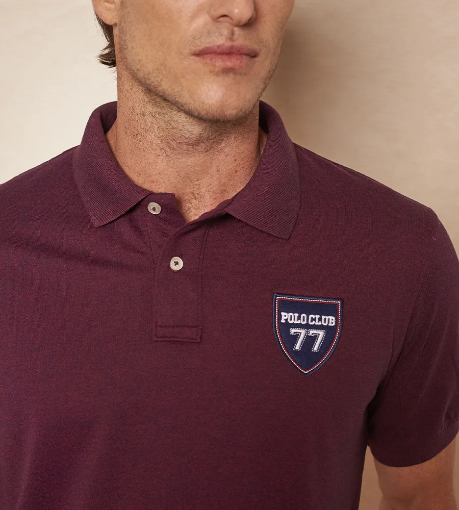 Polo Fondo Entero Rojo Vino Ref. 101050124