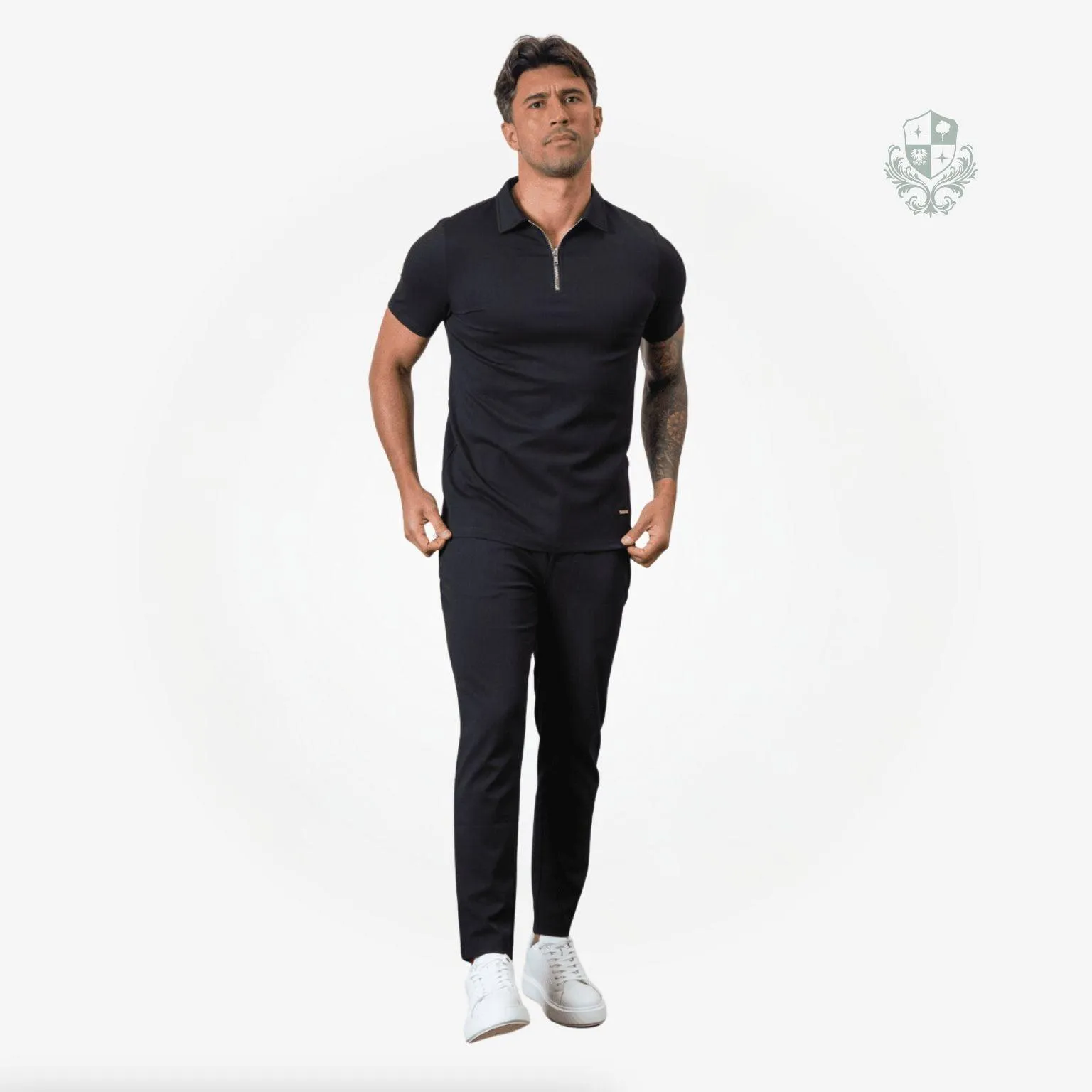 POLO Zip Premium PRETO