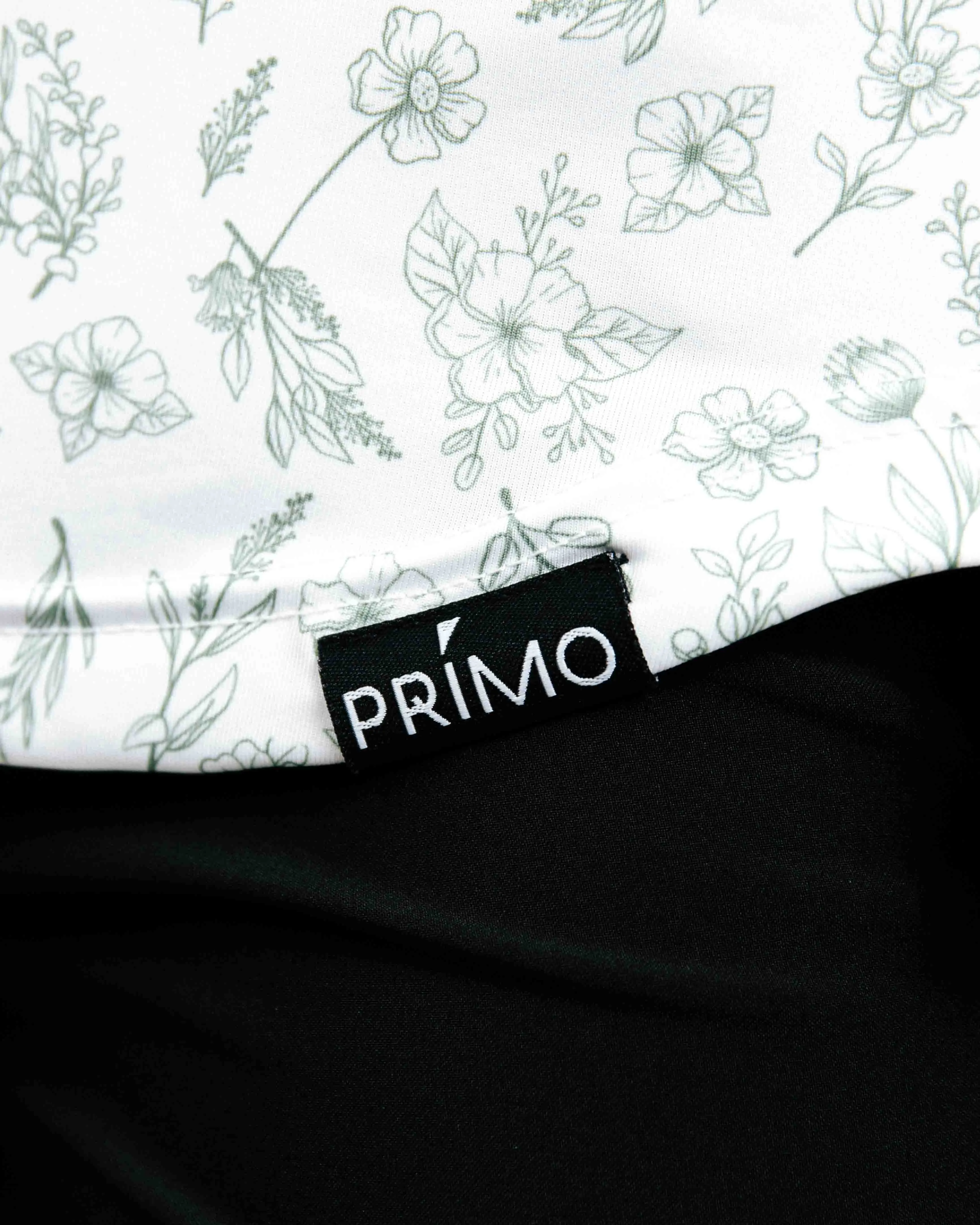 Primo Blade Collar Polo - Sage Floral