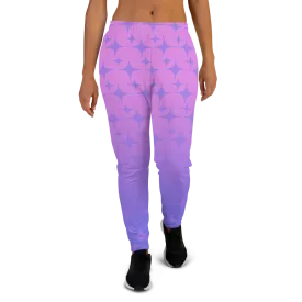 Purple Ghost Sparkle Joggers (Women's XS-3XL)