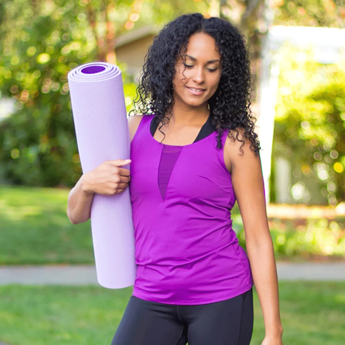 Purple Windows Activewear Tank