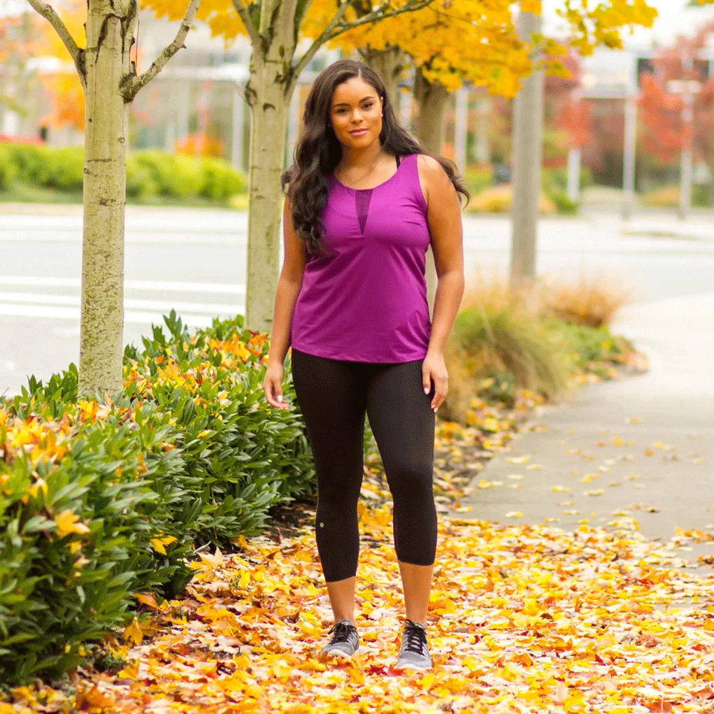 Purple Windows Activewear Tank
