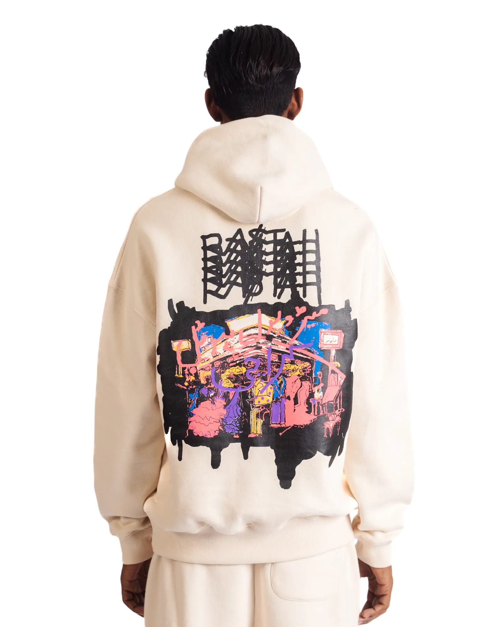 "METROPOLIS DREAM" BEIGE HOODIE