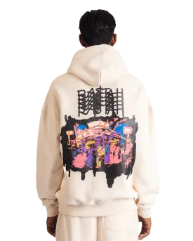 "METROPOLIS DREAM" BEIGE HOODIE