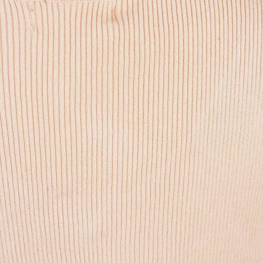 REDTAG Beige Formal Jersey Tops for Women