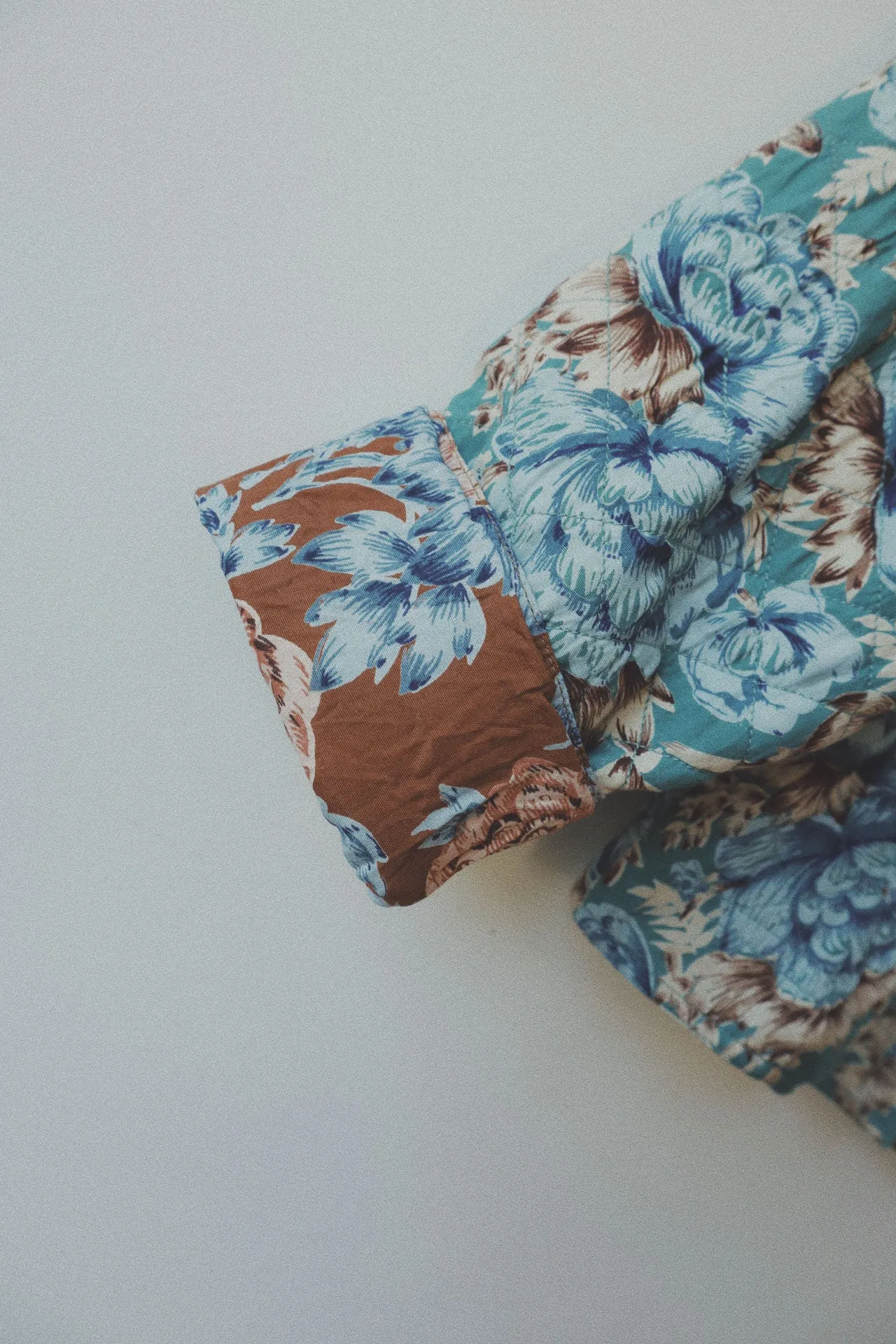 Reversible Floral Quilted Coat