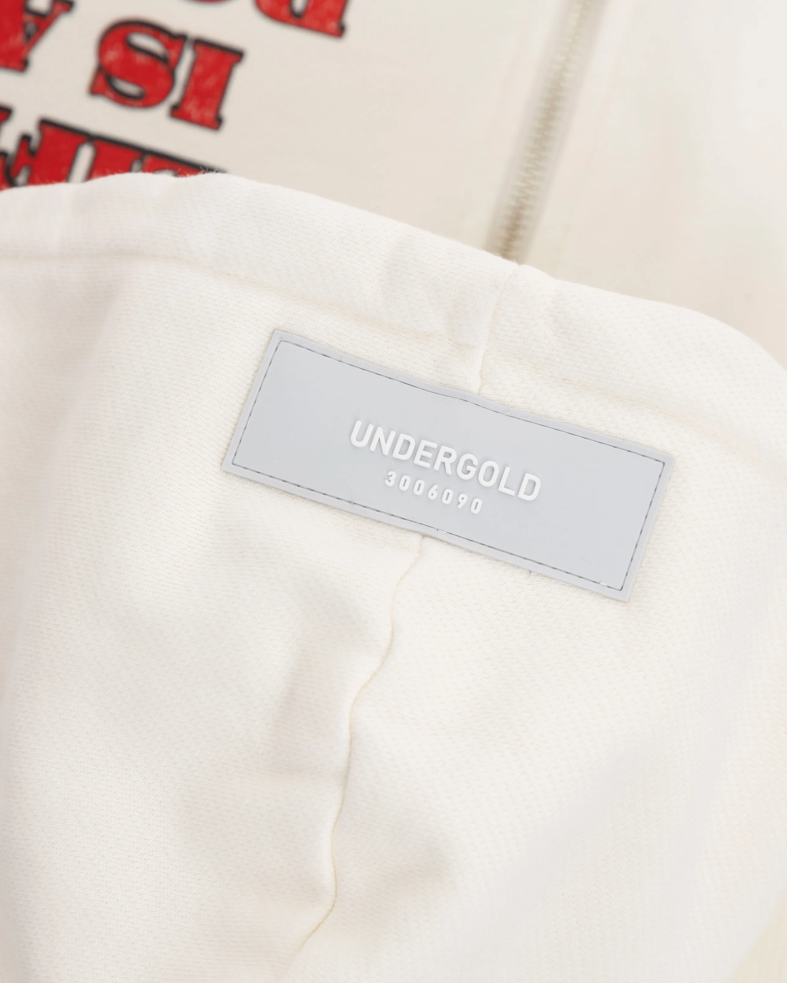 Rodeo "Life is a Rodeo" Zip Up Hoodie White