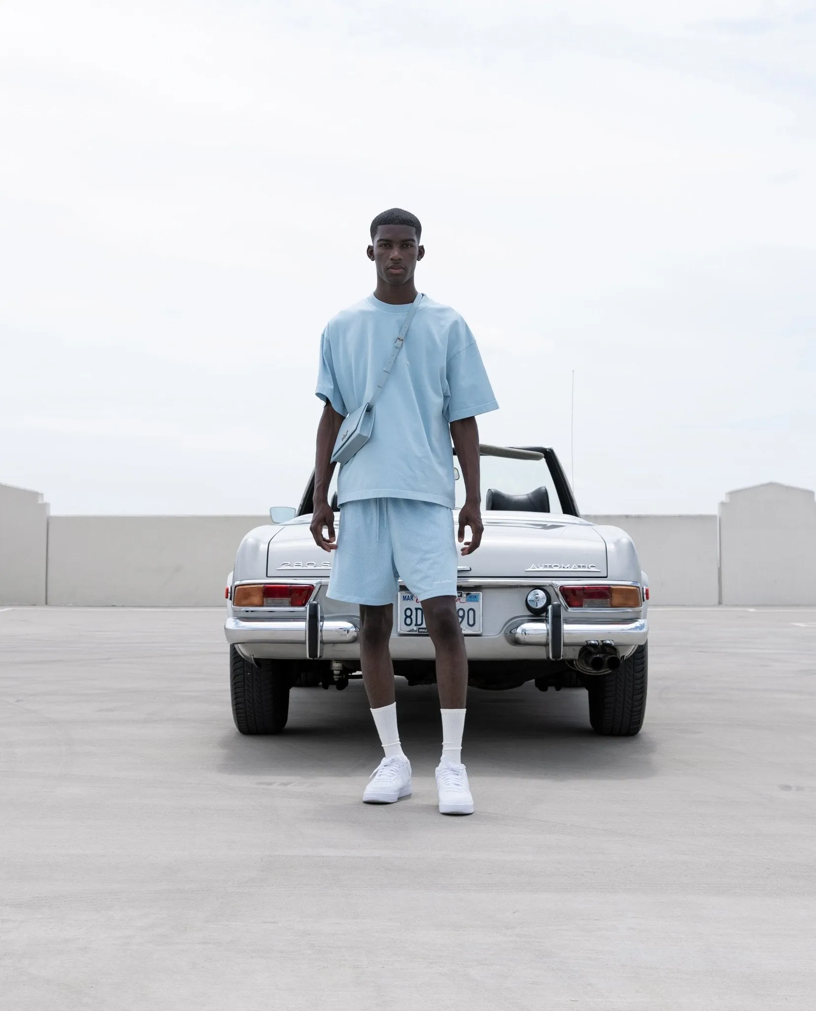 Root Mood Sky Mesh Shorts