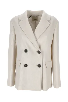 'S Max Mara Double-Breasted Tailored Blazer