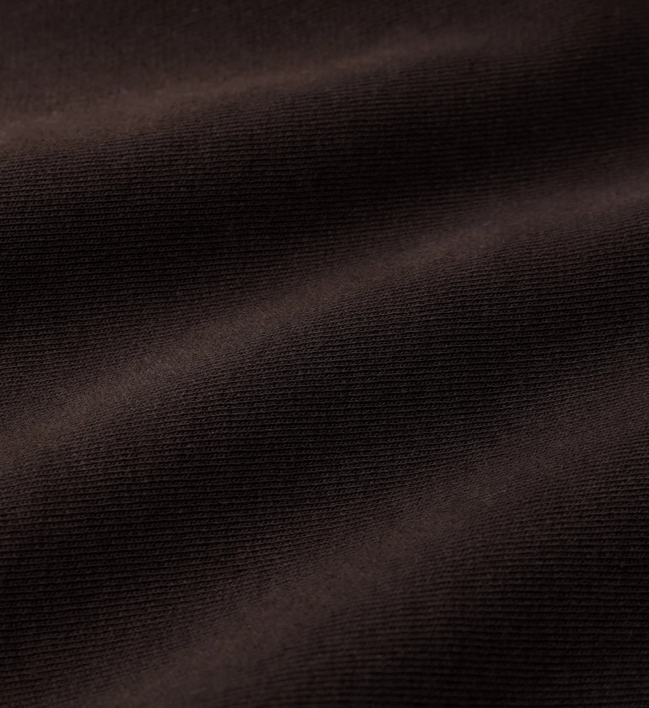 Serif Logo Embroidered Polo - Chocolate